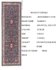 Ковер  Kashan Allover4 - Размер: 066x237 (AR25)