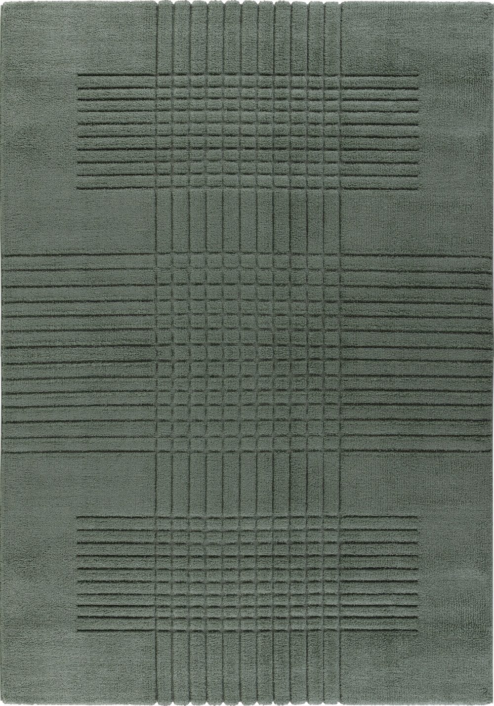 Ковер Sofia 0E426A dark green - Размер: 080x150
