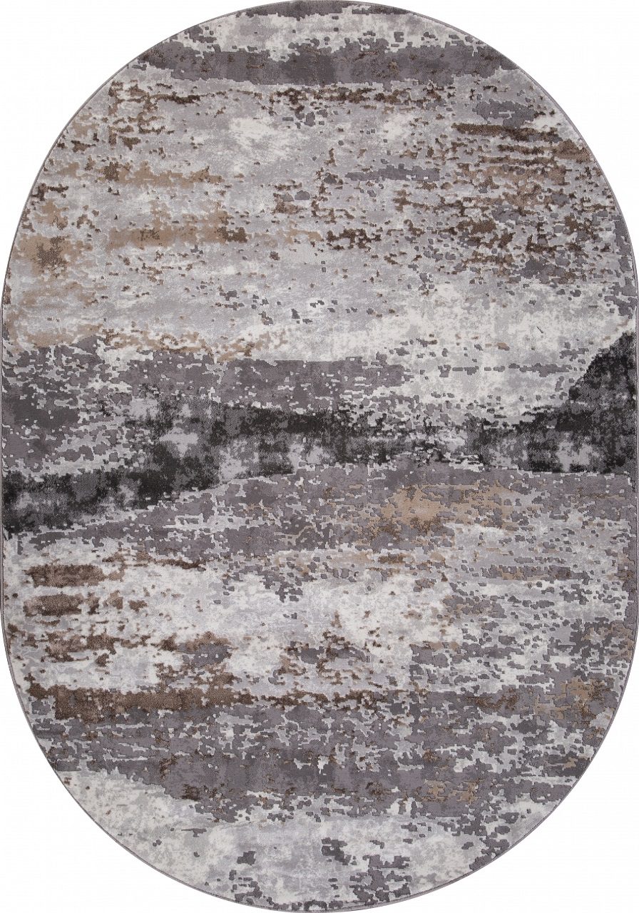 Ковер Graff Merinos 2788 grey-beige овал - Размер: 080x150