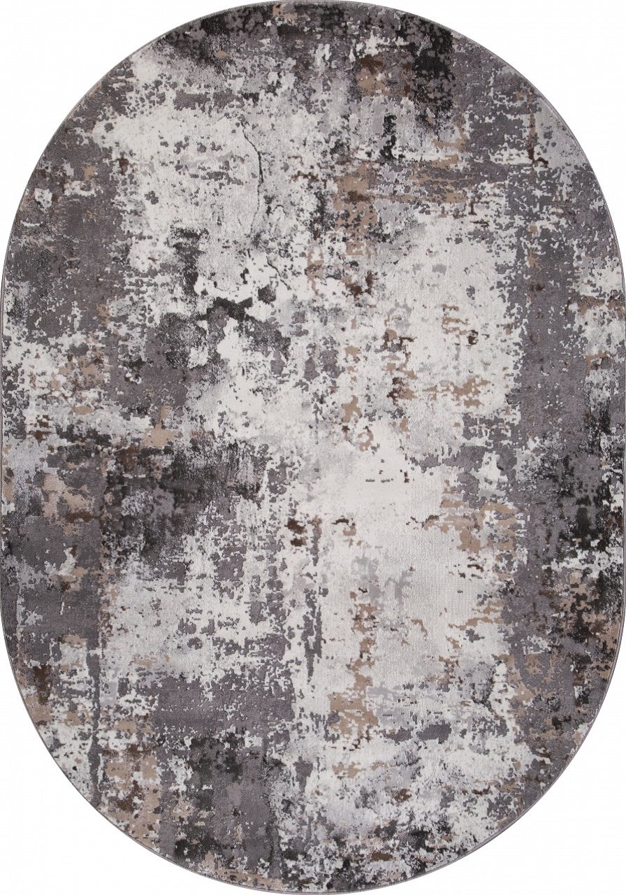 Ковер Graff Merinos 3319 grey-beige овал - Размер: 080x150