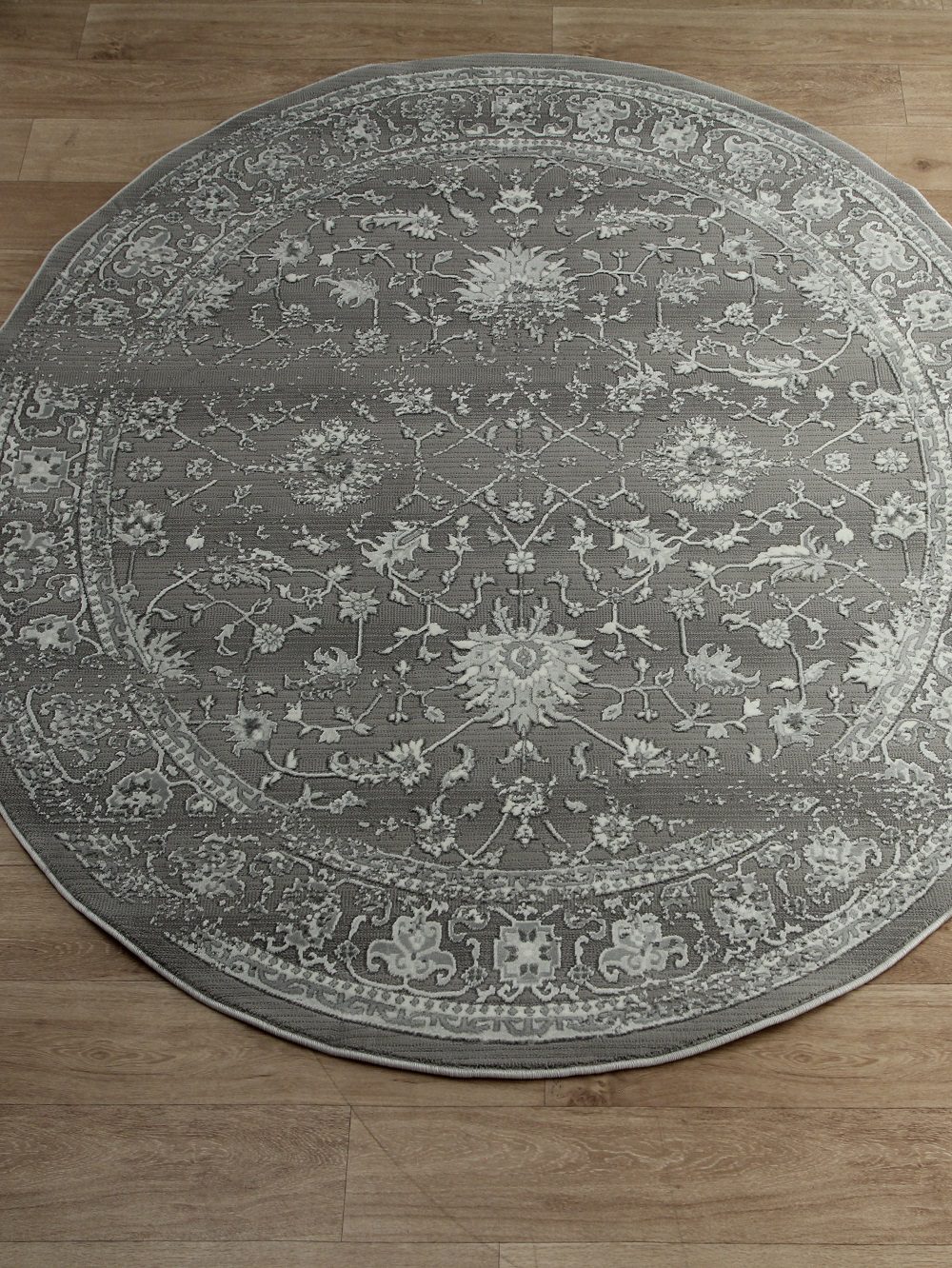 Ковер Armina 3761A grey круг - Размер: 160x160
