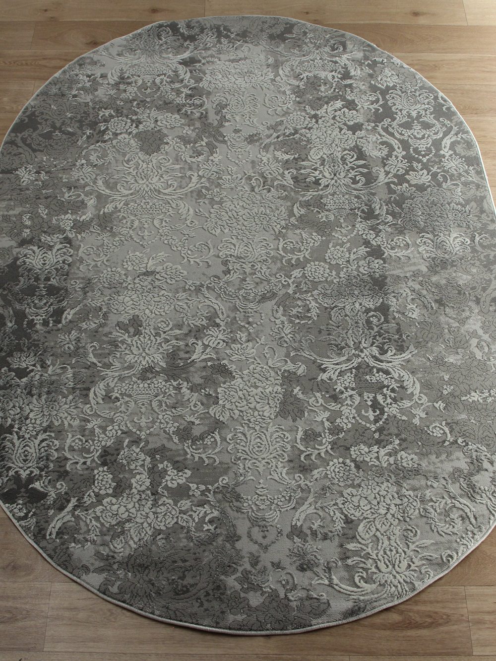 Ковер Armina 3764A grey овал - Размер: 080x150
