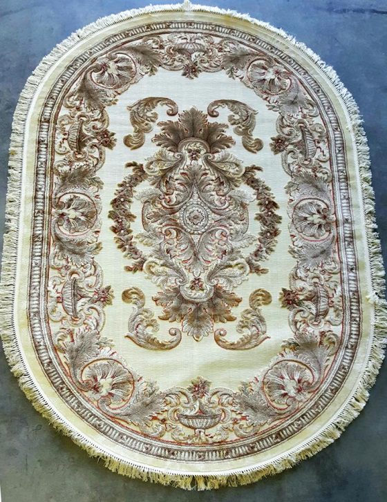 Ковер Kunduz 5060 498440 овал - Размер: 075x150