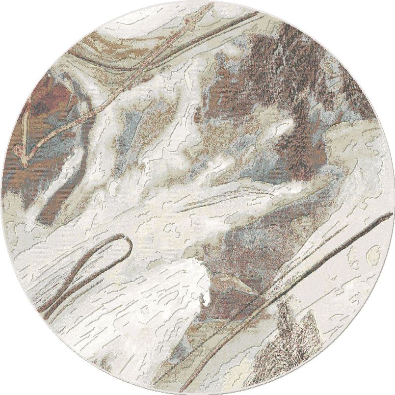 Ковер Argentum 63529-7270 круг - Размер: 120x120