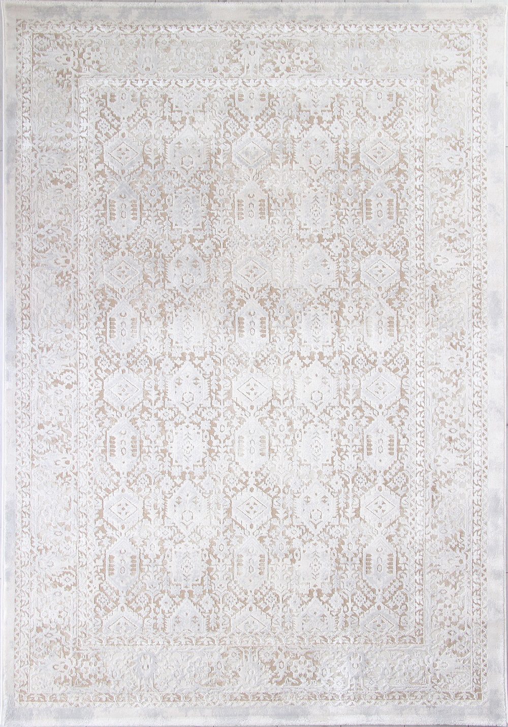 Ковер AMELI 9255A S.BEIGE/P.WHITE - Размер: 078x150