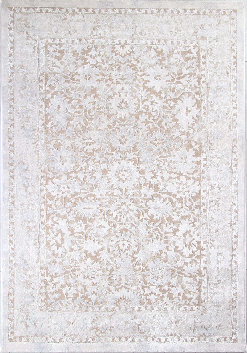 Ковер LILY 5258B S.WHITE/P.CREAM - Размер: 078x150
