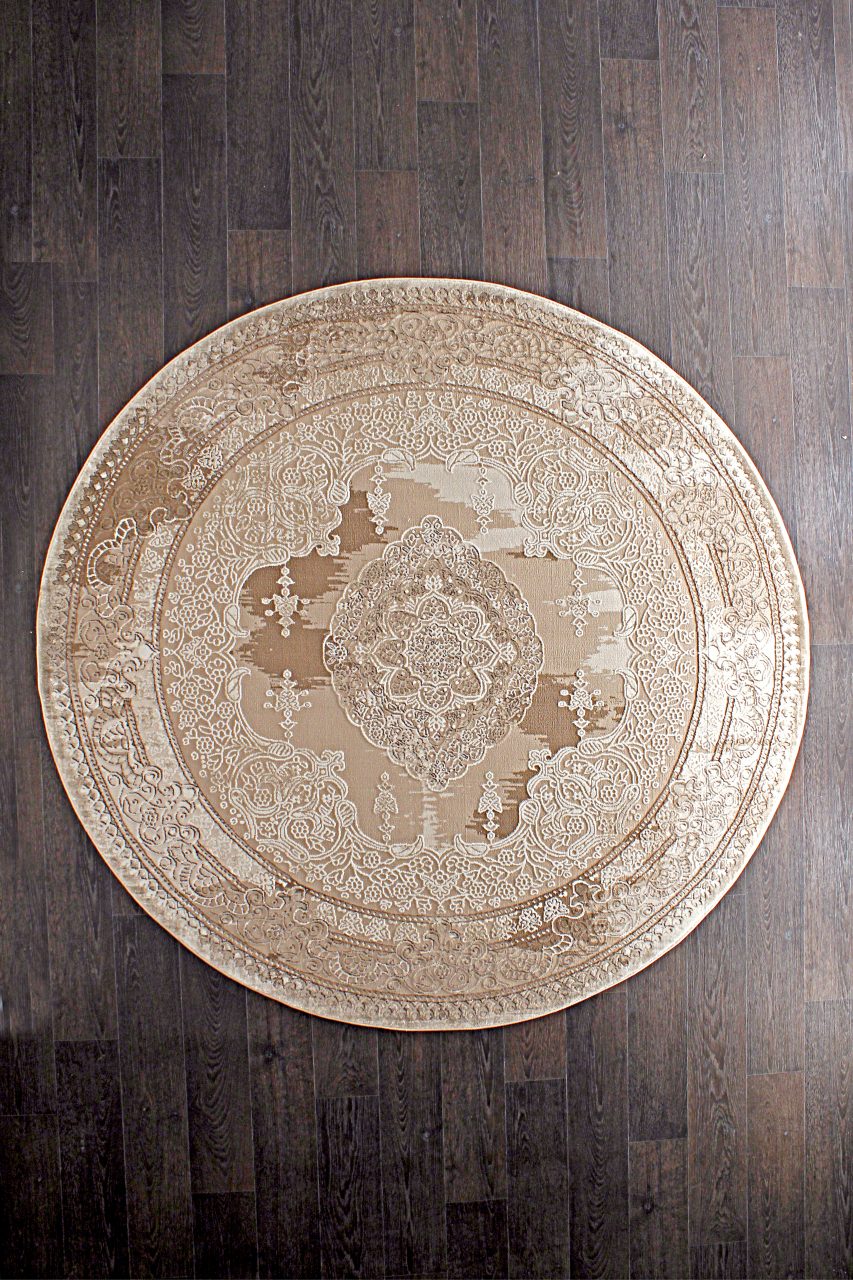 Ковер Armina 3704A brown круг - Размер: 160x160