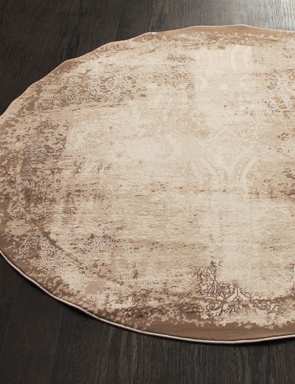Ковер Armina 3711A brown круг - Размер: 160x160