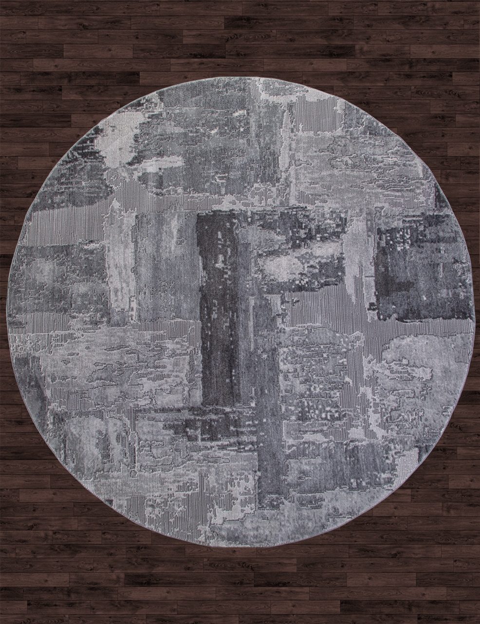 Ковер Armina 3758A grey круг - Размер: 160x160