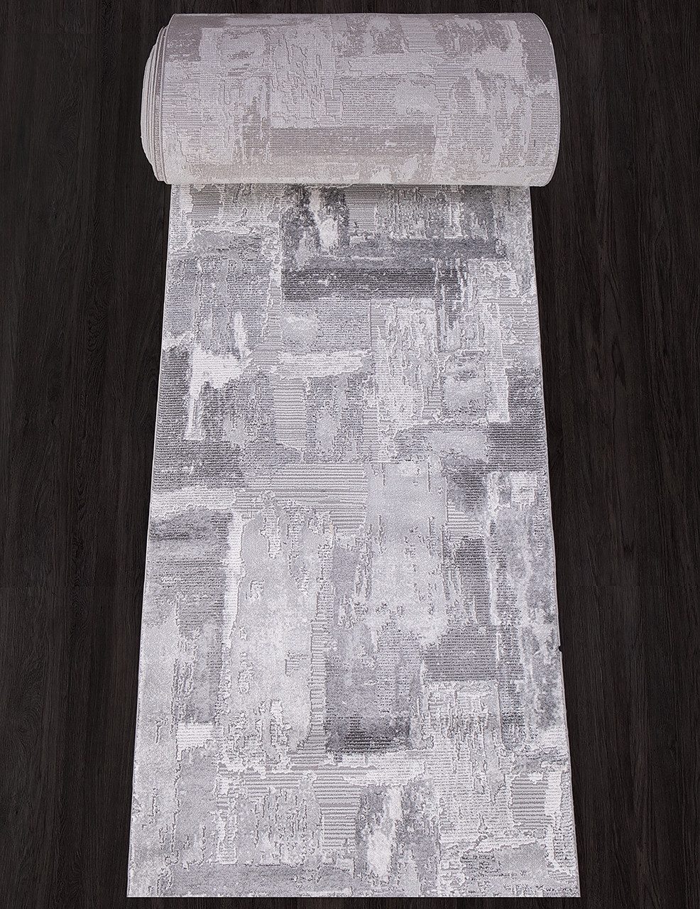 Дорожка Armina 3758A grey - Размер: 080x2500