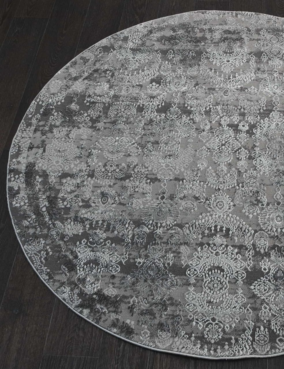 Ковер Armina 3759A grey круг - Размер: 160x160