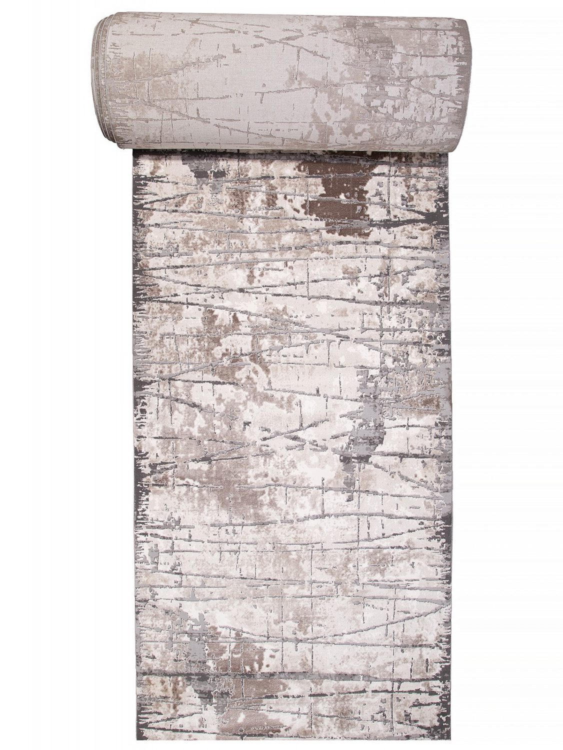Дорожка Armina 3819A grey/brown - Размер: 080x2500