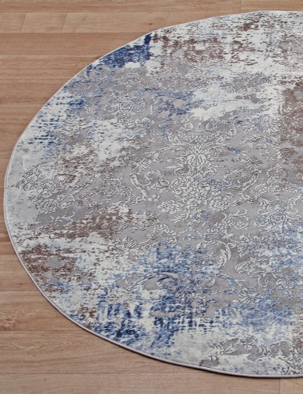 Ковер Armina 3853A blue круг - Размер: 160x160