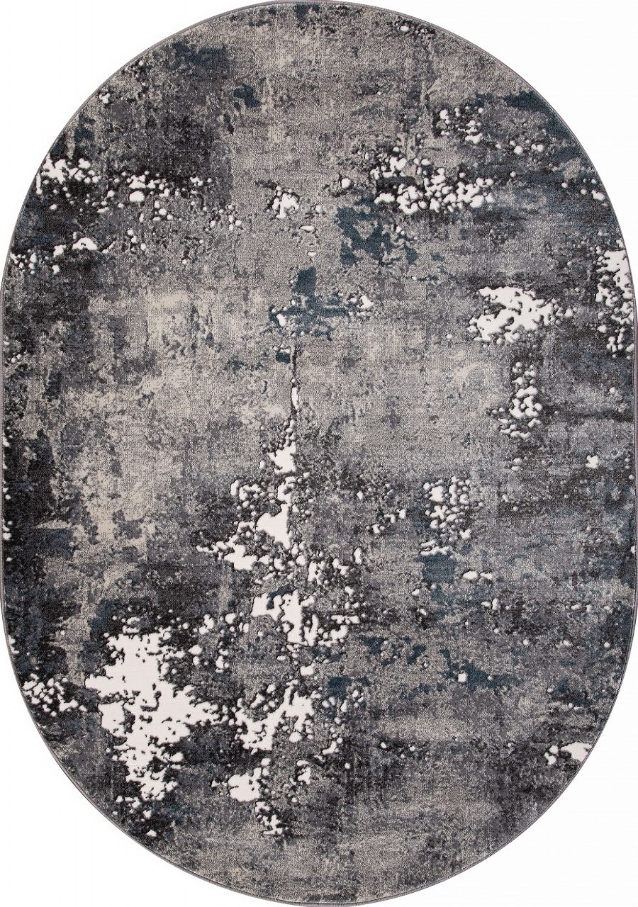 Ковер Atlantis D996 GREY овал - Размер: 080x140