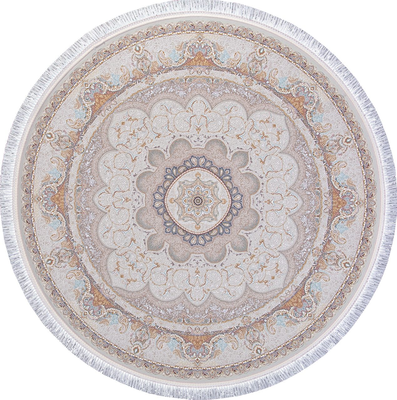Ковер Farsi 1200 G129 cream круг - Размер: 150x150