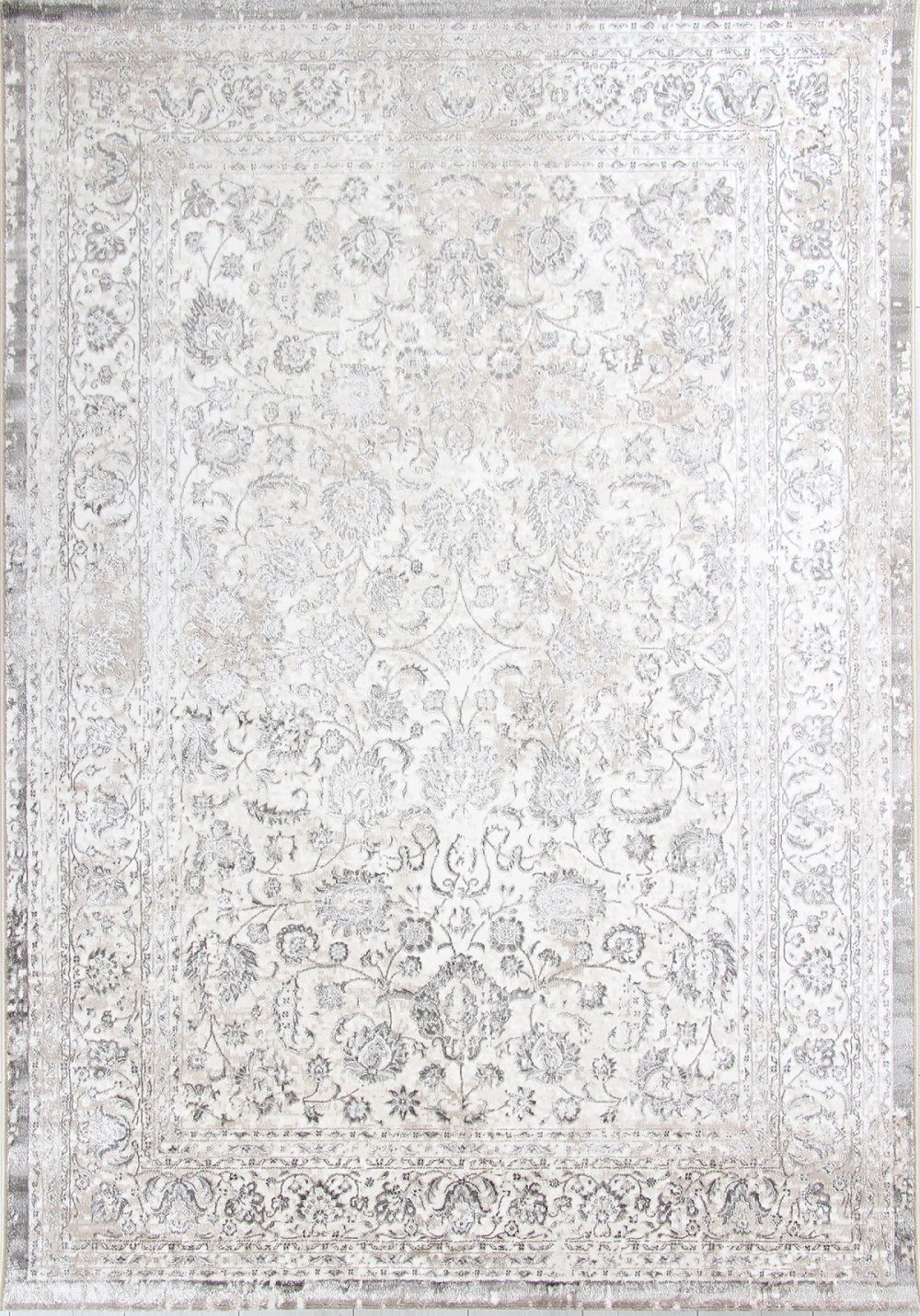 Ковер LILY 9312A S.WHITE/P.BLUE - Размер: 078x150