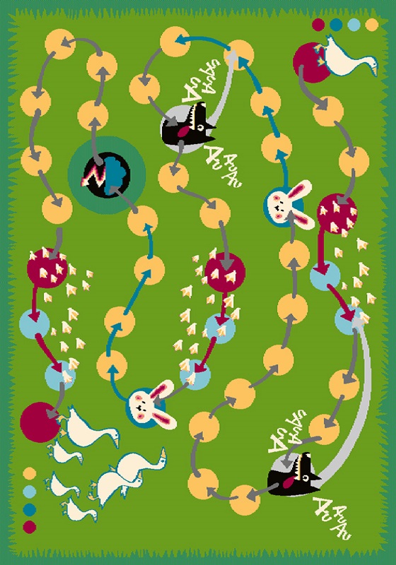 Ковер Funky Top Myk green - Размер: 200x280