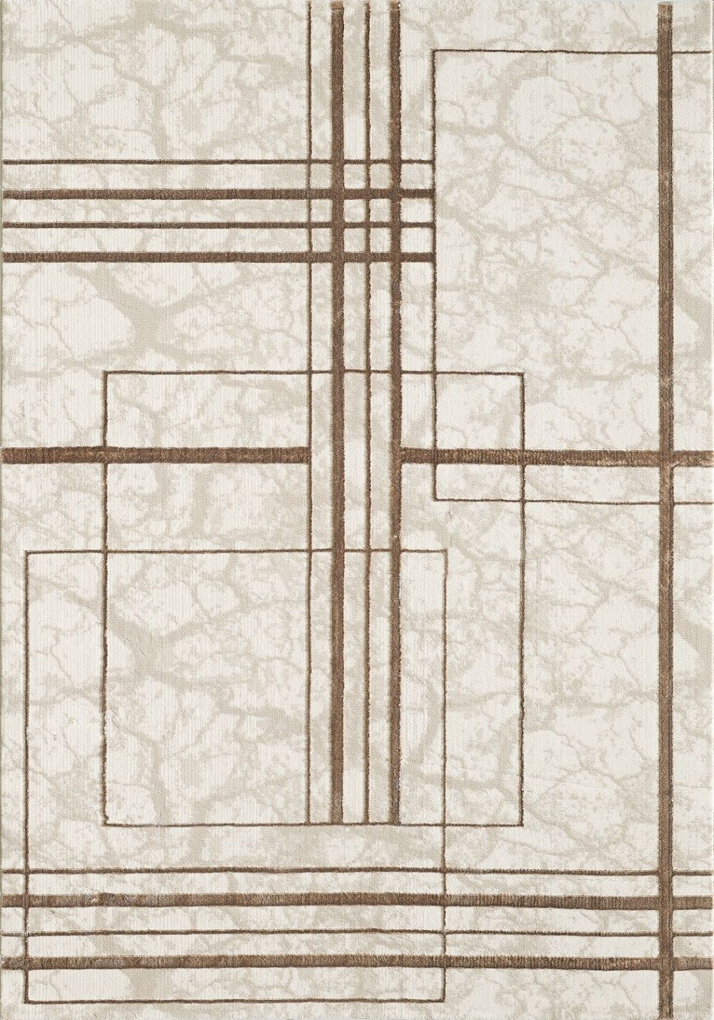 Ковер Planeta 0342A CREAM-BROWN - Размер: 080x150