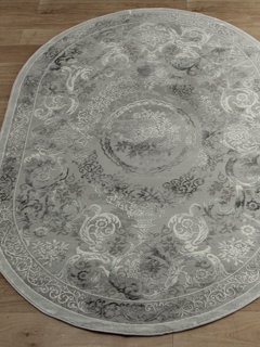Ковер Armina 3760A grey овал