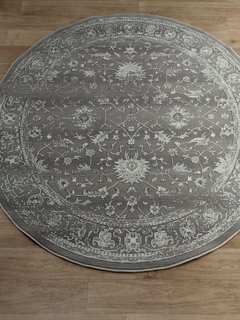 Ковер Armina 3761A grey круг
