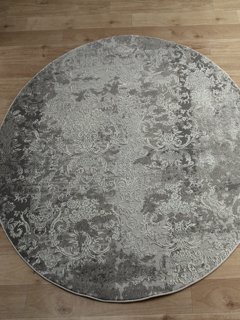Ковер Armina 3764A grey круг