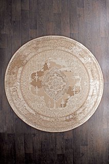 Ковер Armina 3704A brown круг