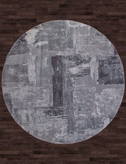Ковер Armina 3758A grey круг