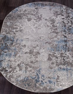 Ковер Armina 3852A blue овал