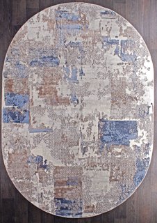 Ковер Armina 3857A blue овал