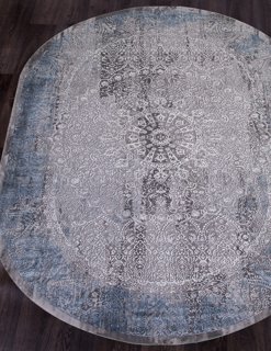 Ковер Armina 3878A blue овал