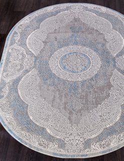 Ковер Armina 3880A blue овал