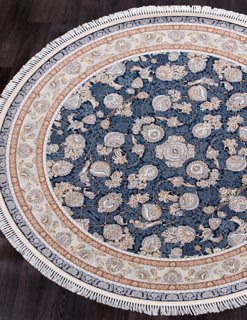 Ковер Farsi 1500 G136 dark blue круг