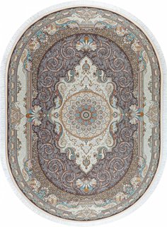 Ковер Farsi/Mashad 1500 G144 Melange pink овал