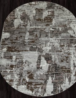 Ковер Graff Merinos F239 grey-beige овал