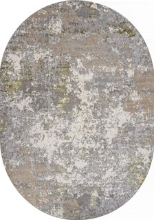 Ковер Liman F163 CREAM-GREEN ОВАЛ