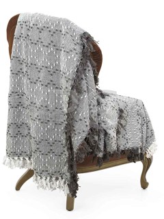 Покрывало Мираж SGTH-1214 Grey/white