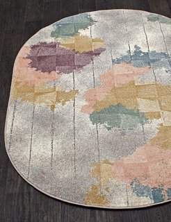 Ковер Sofit C050 light cream овал