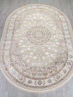 Ковер Zarina A064A cream - gold FDY овал